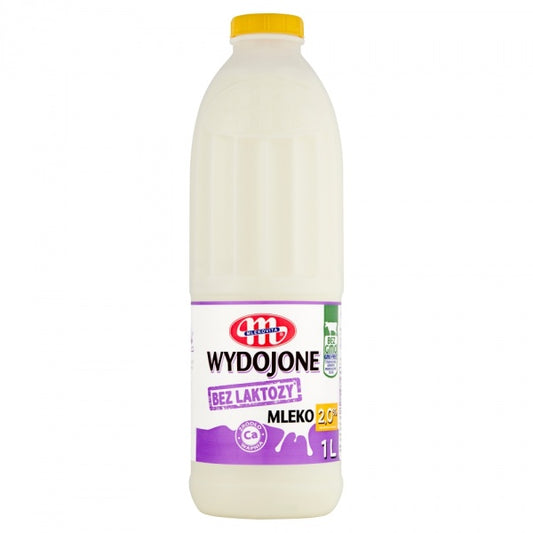 Mlekovita Mleko spożywcze Wydojone bez laktozy 2% tł. 1L