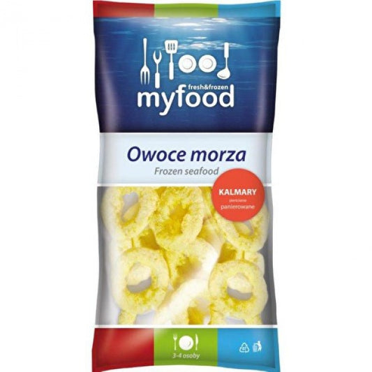 Pierścienie panierowane z kałamarnicą  myfood 500g